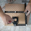 Régua de Multi-Ângulos de Alumínio para Cortar Azulejista de Piso.