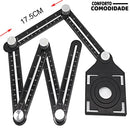 Régua de Multi-Ângulos de Alumínio para Cortar Azulejista de Piso.