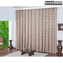 Cortina Jacquard Semi Blackout 2,80 x 1,80 Sala E Quarto