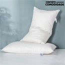 Kit 2 Travesseiros Penas e Plumas De Ganso - Antialérgico Antiácaro