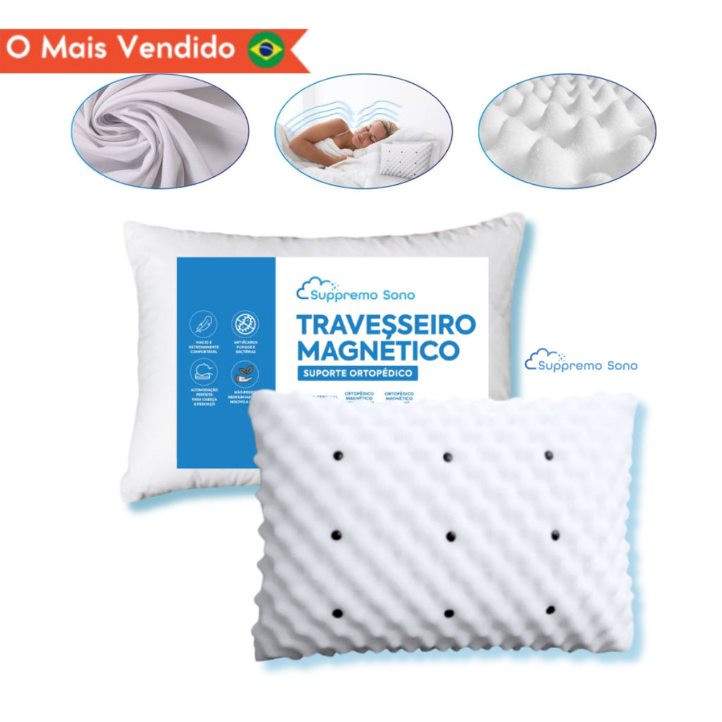 Travesseiro Magnético Ortopédico