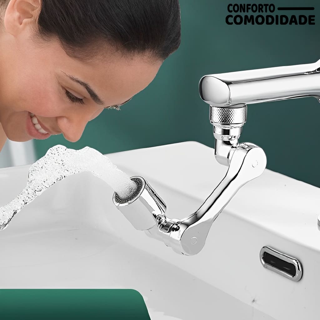 Extensor de Torneira Inox 360°