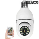 Câmera segurança Comodi™ sem fio 360 full HD visão noturna bivolt wifi ip