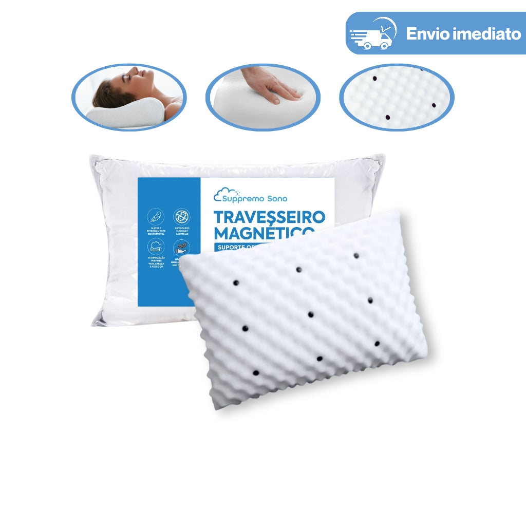 Travesseiro Magnético Ortopédico