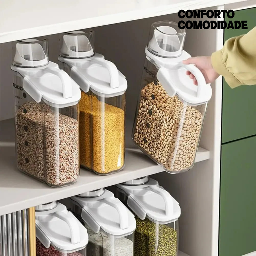 Dispenser Hermético em Acrílico