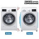 Kit com 4 Pés Anti Vibração Conforto Máquina de Lavar - Conforto&Comodidade