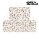 Jogo de Tapetes de Cozinha Folhas Antiderrapante Comodi™