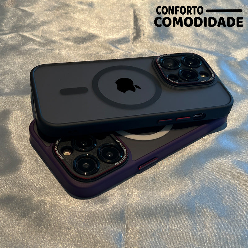 Case Airbag Comodi™ 6 Camadas iPhone 12,13 e 14 Pro Max Proteção em Liga leve para as cameras