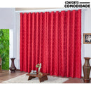 Cortina Jacquard Semi Blackout 2,80 x 1,80 Sala E Quarto