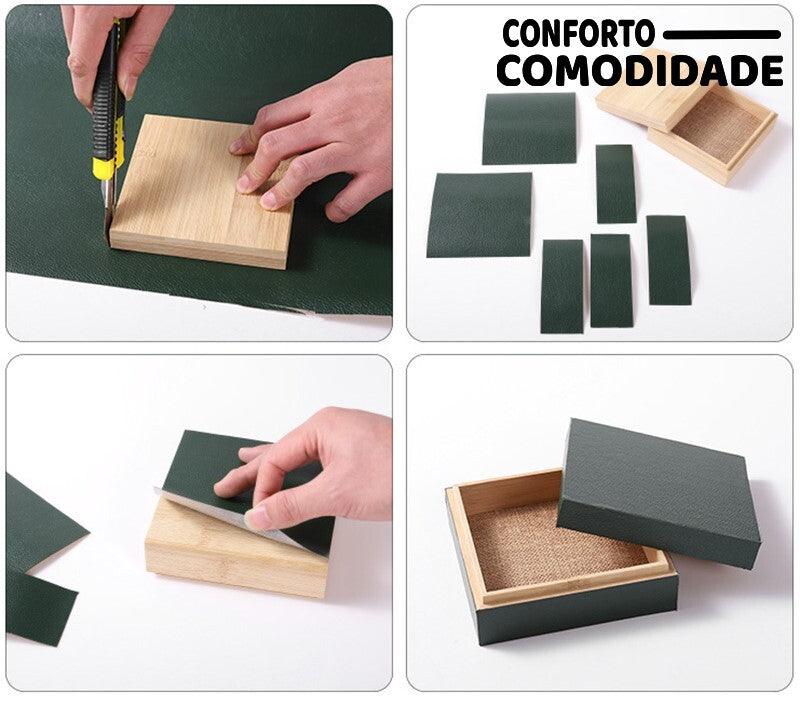 Adesivo de Couro Reparador - Conforto&Comodidade