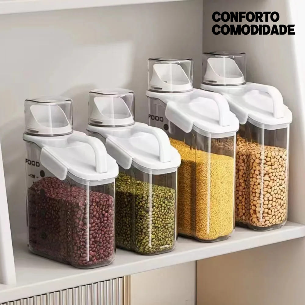 Dispenser Hermético em Acrílico