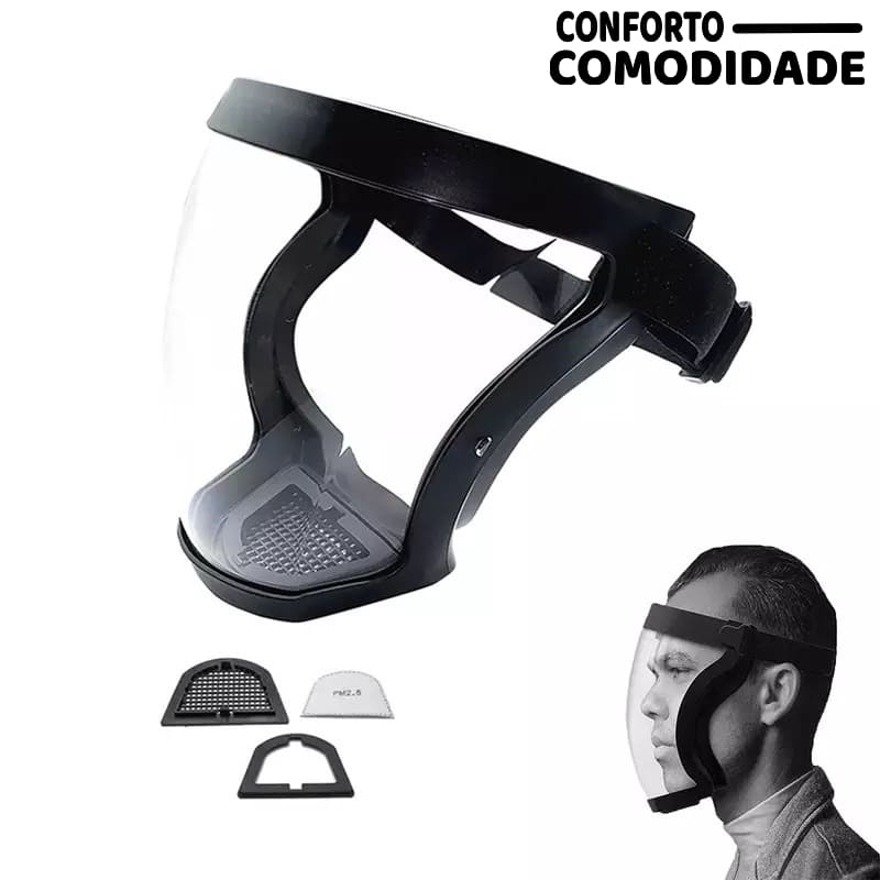 Máscara Facial Panorâmica