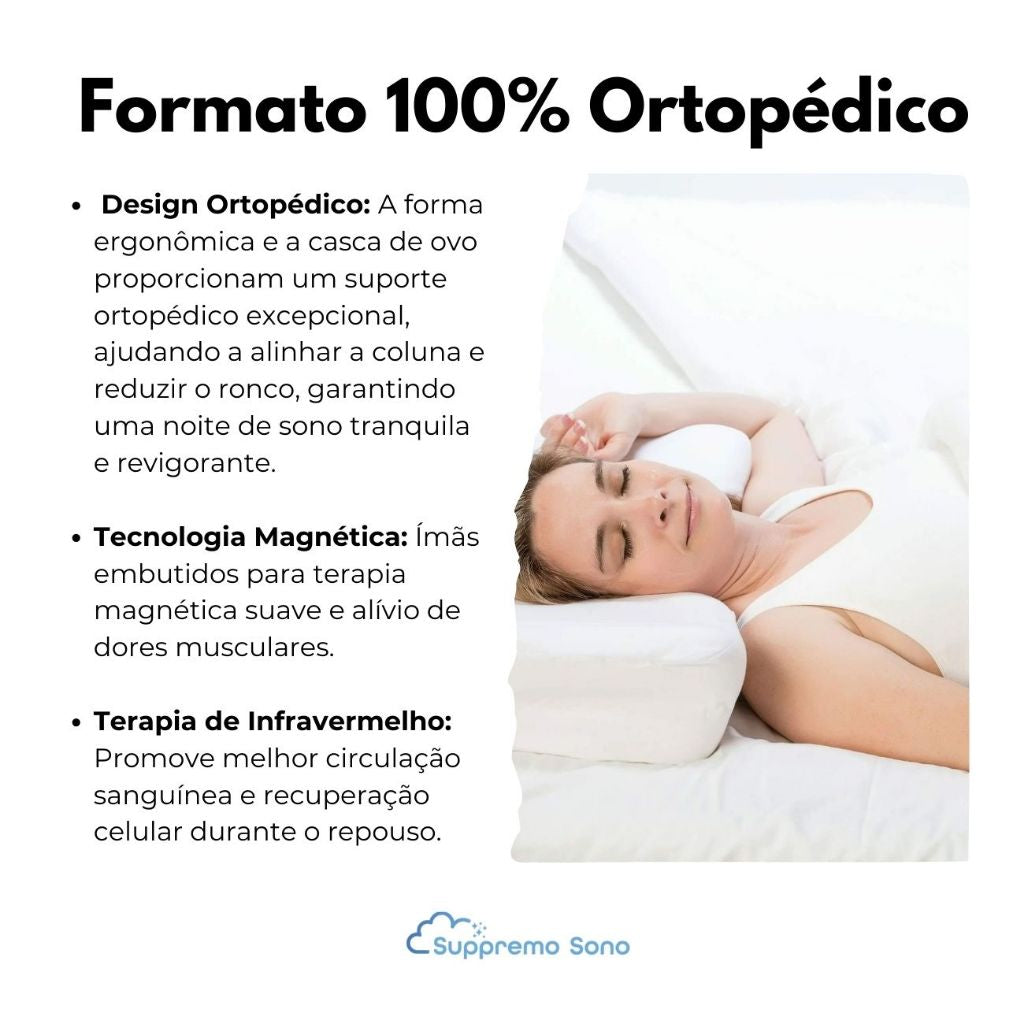 Travesseiro Magnético Ortopédico