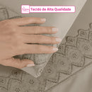 Jogo de Lençol Bordado Inglês Percal 200 Fios Lese 4 e 3 Peças Solteiro/Casal Padrão/Queen/King