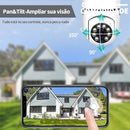 Câmera segurança Comodi™ sem fio 360 full HD visão noturna bivolt wifi ip