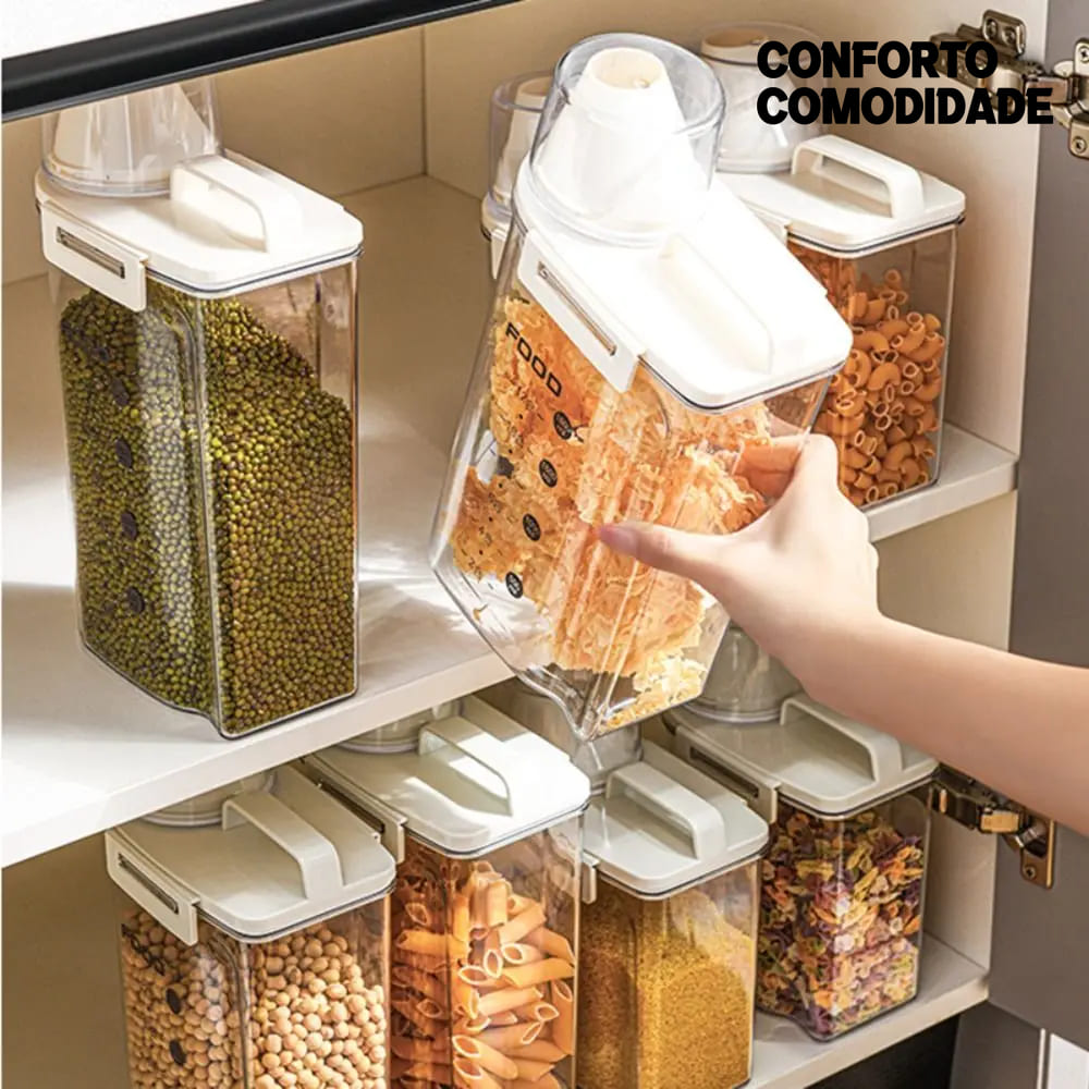 Dispenser Hermético em Acrílico
