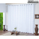 Cortina Jacquard Semi Blackout 2,80 x 1,80 Sala E Quarto