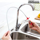 Desentupidor De Pia Ralo Garras SUPER Mecânica 80Cm - Conforto&Comodidade