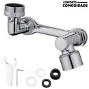 Duplo Extensor Comodi™ De Torneira Giratório Aço Inox 360
