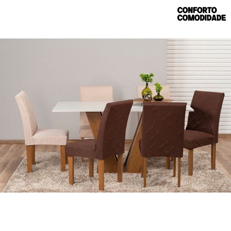Capa para Cadeira de Jantar Anti Arranhão - Comod