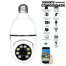 Câmera segurança Comodi™ sem fio 360 full HD visão noturna bivolt wifi ip