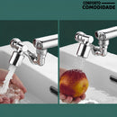 Duplo Extensor Comodi™ De Torneira Giratório Aço Inox 360