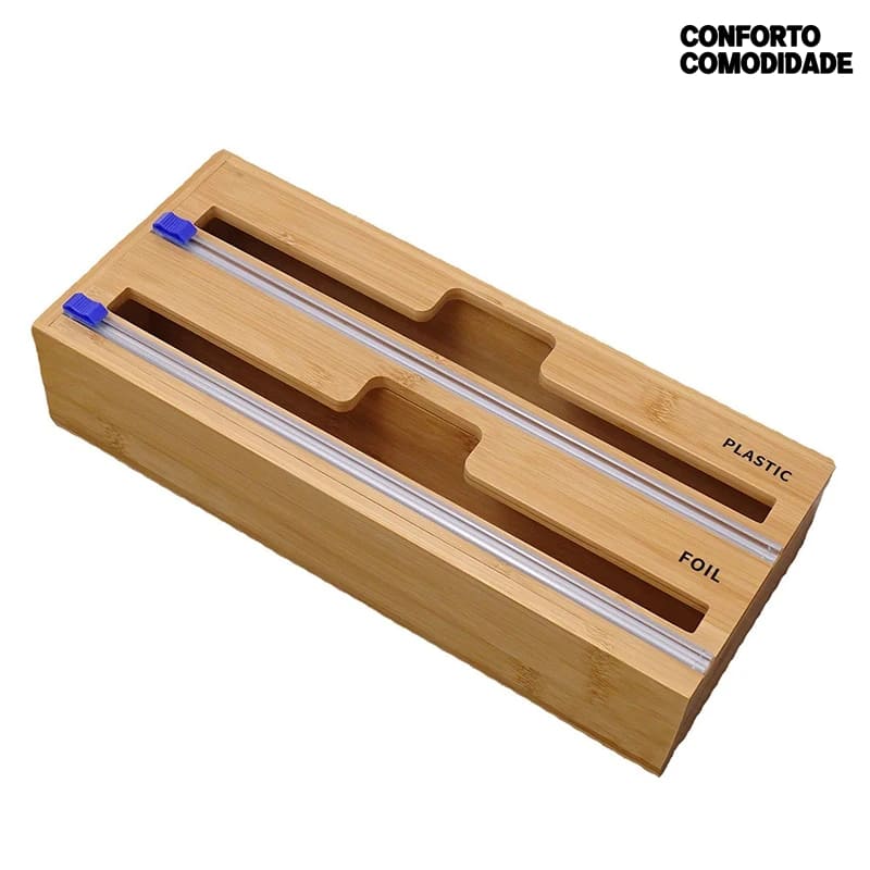 Suporte Organizador Bambu  C/ Corte Comodi™