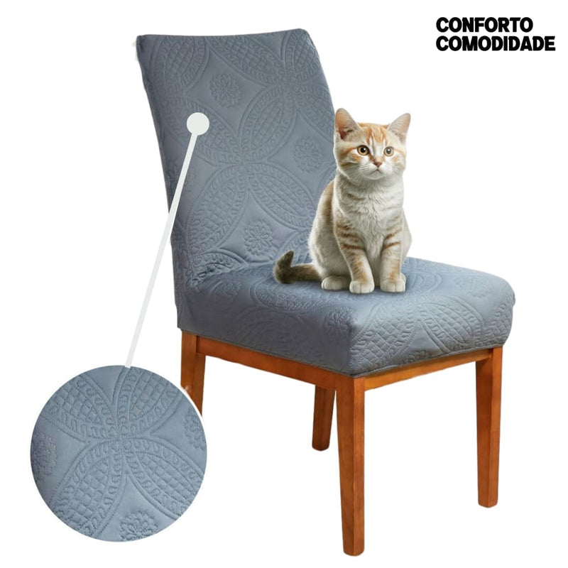 Capa para Cadeira de Jantar Anti Arranhão - Comod