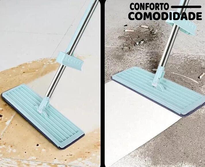 Esfregão Super Seco 360° Graus Flexivel Brinde 1 REFIL - Conforto&Comodidade