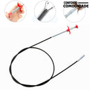 Desentupidor De Pia Ralo Garras SUPER Mecânica 80Cm - Conforto&Comodidade