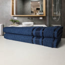 Kit 02 Toalha de Banho Gigante Egito 80X180cm 100% Algodão Plus Size