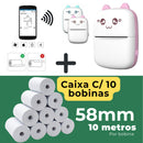 Mini Impressora Portátil Bluetooth 4.0 - Lançamento 2024