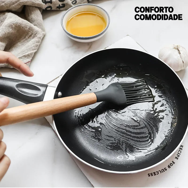 Kit Utensílios em Silicone