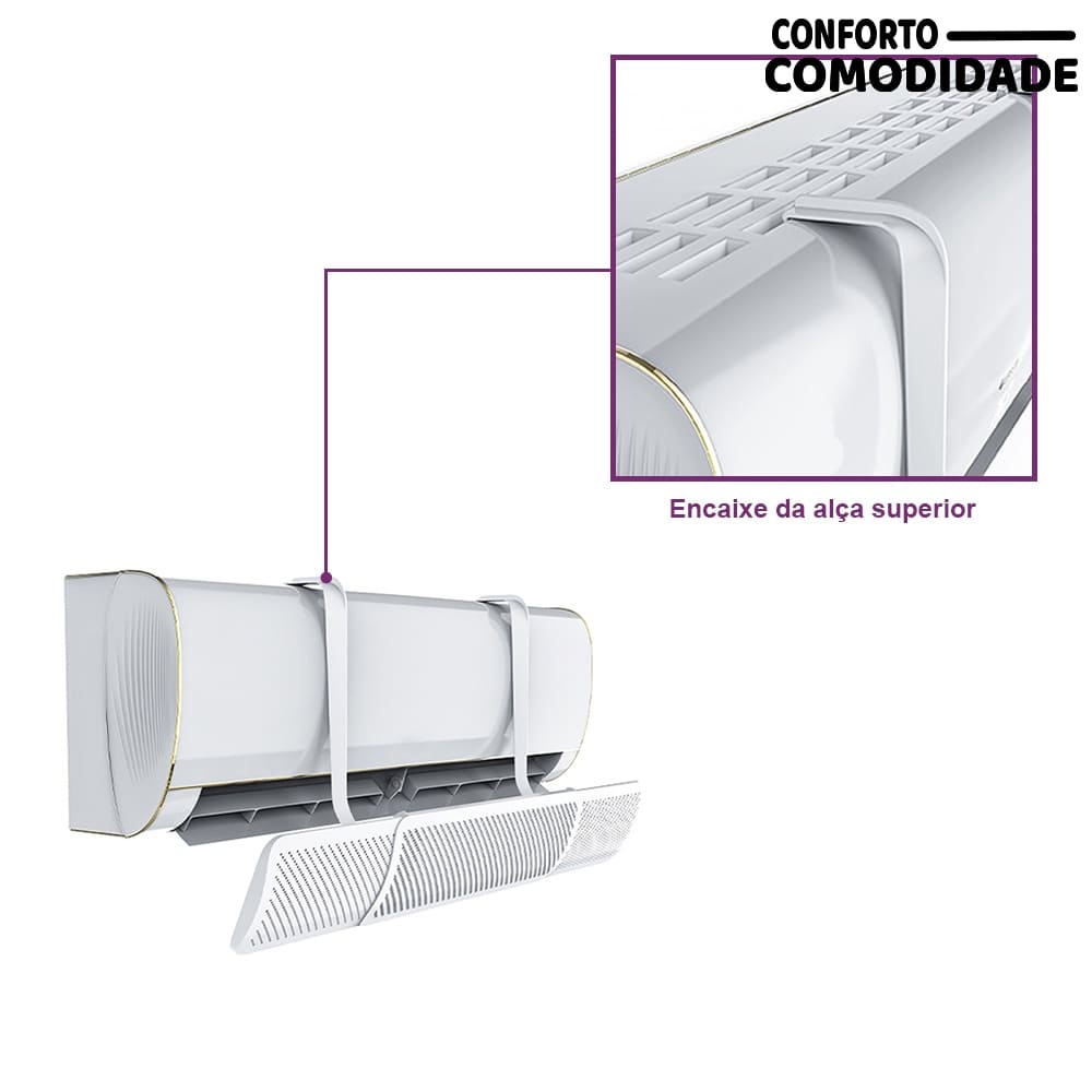 Defletor de Ar-Condicionado