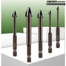 Kit 7 Brocas Indestrutíveis Universal Max Drill