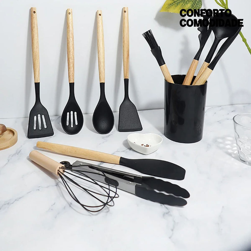 Kit Utensílios em Silicone