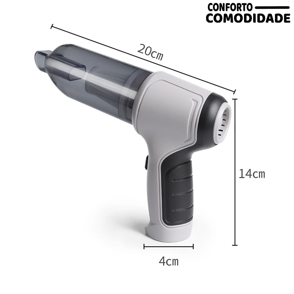 Mini Aspirador & Sopro 3 em 1