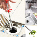 Desentupidor De Pia Ralo Garras SUPER Mecânica 80Cm - Conforto&Comodidade