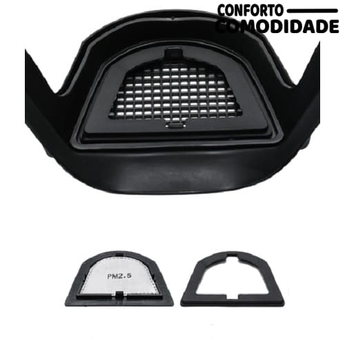Máscara de Proteção Indestrutível Anti Embaçante Comodi™