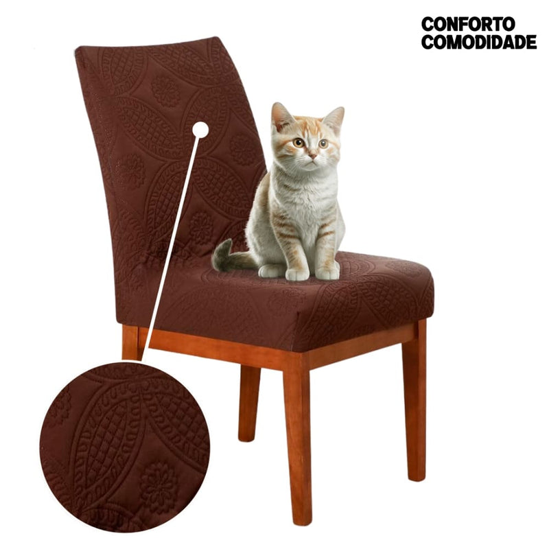 Capa para Cadeira de Jantar Anti Arranhão - Comod