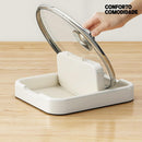 Descanso De Panela Suporte Tampas De Panelas Talheres E Acessórios - Comodi™