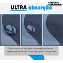 Kit 2 Tapete Oval Absorvente de Banheiro Secagem Rápida