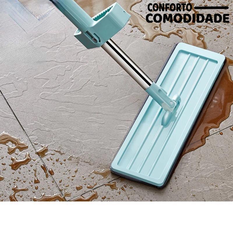 Esfregão Super Seco 360° Graus Flexivel Brinde 1 REFIL - Conforto&Comodidade