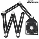 Régua de Multi-Ângulos de Alumínio para Cortar Azulejista de Piso.