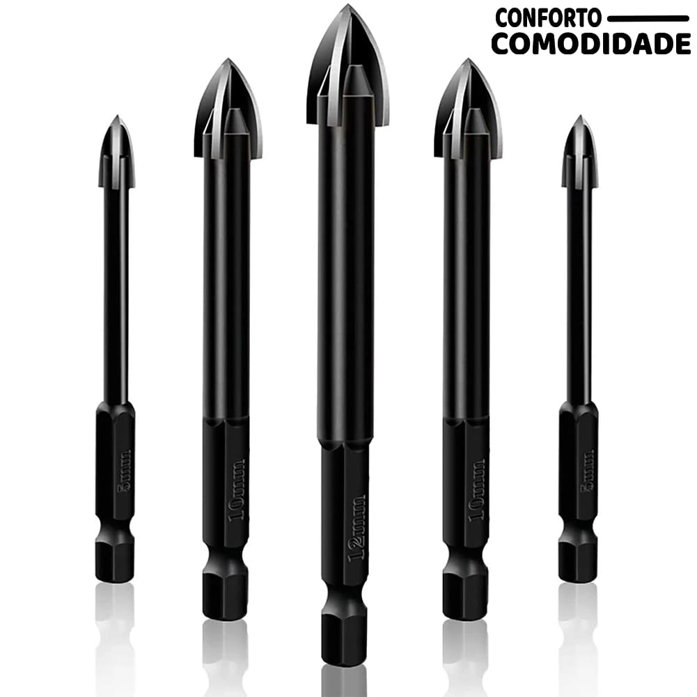 Jogo de Brocas Multimaterial (7 Peças)