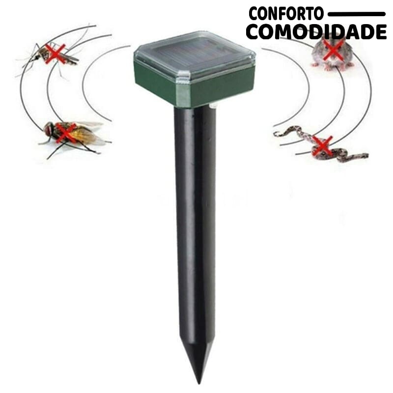 Repelente Solar para Jardim