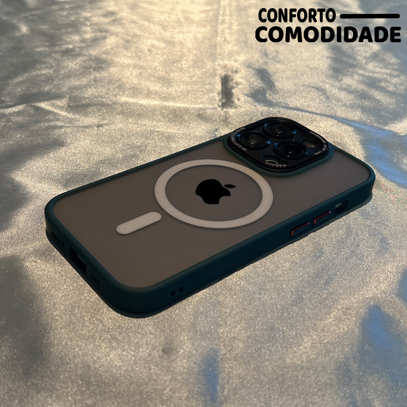 Case Airbag Comodi™ 6 Camadas iPhone 12,13 e 14 Pro Max Proteção em Liga leve para as cameras