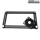 Régua de Multi-Ângulos de Alumínio para Cortar Azulejista de Piso.