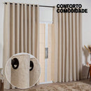 Cortina Luxo De Linho 3 00 X 2 50 Esticado