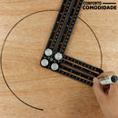 Régua de Multi-Ângulos de Alumínio para Cortar Azulejista de Piso.